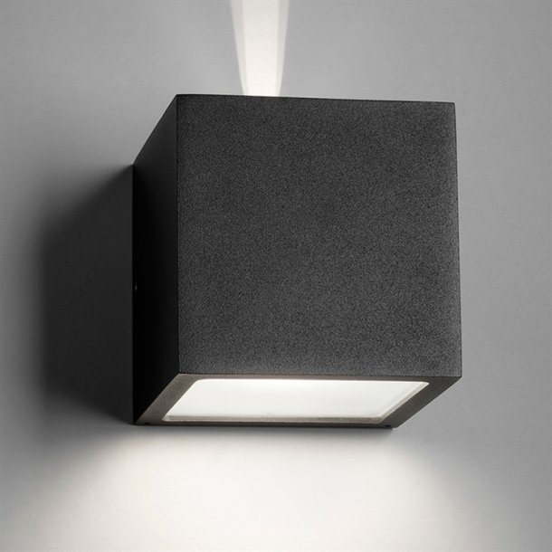 Cube XL ude/inde Vglampe - Sort - Light-Point