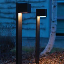 Cube LED Bedlampe - Sort - Light-Point