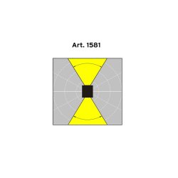 Lillehammer - Up/Down LED v&aelig;glampe 1581 - Hvid - Norlys