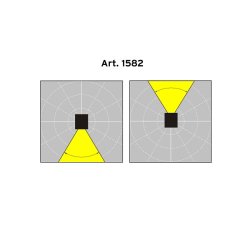 Lillehammer - LED vglampe 1582 - Sort - Norlys