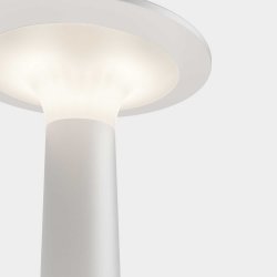 Lix IP44 Bordlampe - Perlehvid - Transportabel - IP44.de