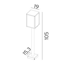 Lofoten Bedlampe - Sort - Norlys