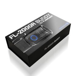 Lommelygte - Genopladelig - 2000 Lumen