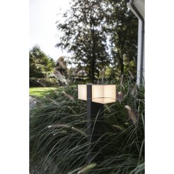 Cuba Dobbelt Bedlampe - M�rkegr� - Lutec