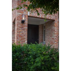 Flair V�glampe M/Sensor - Mat Sort - Lutec