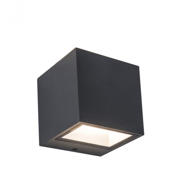 Gemini LED Vglampe Lille - Mrkegr - Lutec