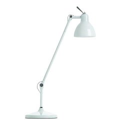 LUXY T1 bordlampe - Hvid stel - Blank Hvid - Rotaliana