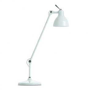 LUXY T1 bordlampe - Hvid stel - Blank Hvid - Rotaliana