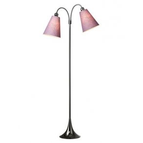 Fodgnger Gulvlampe - Sort Forkromet - Lyng - Nielsen Light