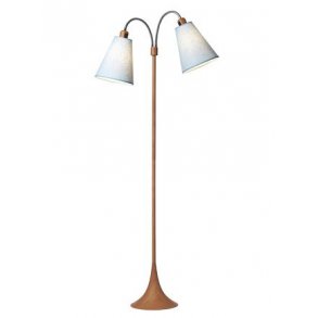 Fodgnger Gulvlampe - Trlook/Lysebl - Nielsen Light