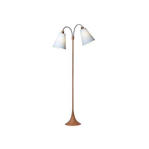 Fodgnger Gulvlampe - Trlook/Lysebl - Nielsen Light