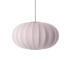 Knit-Wit - 76 Oval Pendant - Light Pink - Made By Hand