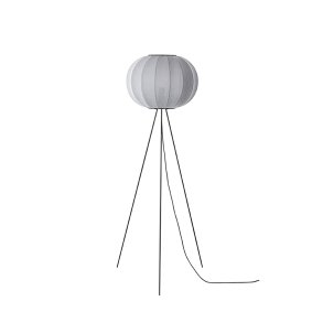 Knit-Wit - 45 Round Floor High - Silver - Gulvlampe - Made By Hand