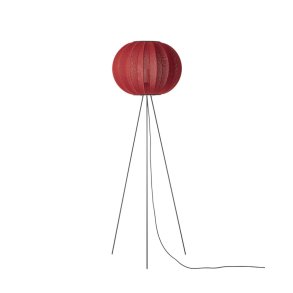Knit-Wit - 45 Round Floor High - Maple Red - Gulvlampe - Made By Hand