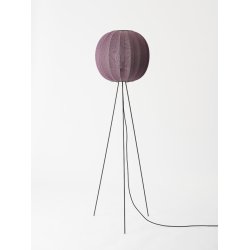 Knit-Wit - 60 Round Floor High - Burgundy - Gulvlampe - Made By Hand