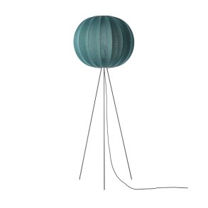 Knit-Wit - 60 Round Floor High - Seagrass - Gulvlampe - Made By Hand