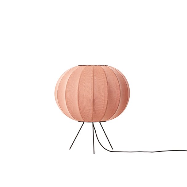 Knit-Wit - 45 Round Floor Low - Coral - Gulvlampe - Made By Hand