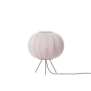 Knit-Wit - 45  Round Floor Low - Light Pink - Gulvlampe - Made By Hand
