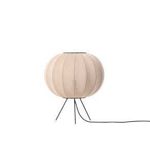 Knit-Wit - 45  Round Floor Low - Sand Stone - Gulvlampe - Made By Hand