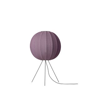 Knit-Wit - 60 Round Floor Medium - Burgundy - Gulvlampe - Made By Hand