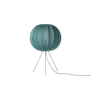 Knit-Wit - 60 Round Floor Medium - Seagrass - Gulvlampe - Made By Hand