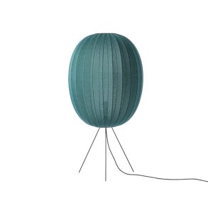 Knit-Wit - 65 High Oval Floor Medium - Seagrass - Gulvlampe - Made By Hand