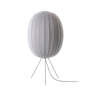 Knit-Wit - 65 High Oval Floor Medium - Silver - Gulvlampe - Made By Hand