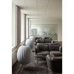 Knit-Wit - 65 High Oval Floor Medium - Silver - Gulvlampe - Made By Hand