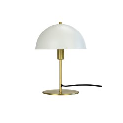 Malm Bordlampe - Hvid/Messing - Dyberg Larsen
