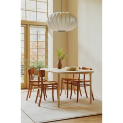 Knit-Wit - 76 Oval Pendant - Pearl White - Made By Hand