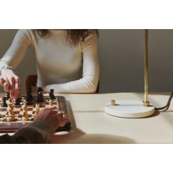 Petite Machine - Bordlampe - Oyster White - Made By Hand