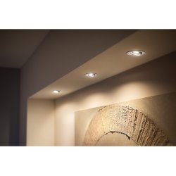 Milliskin - Indbygningsspot - Hvid - 3-Pak - Philips Hue