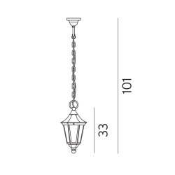 Modena Loftlampe - Sort - Norlys