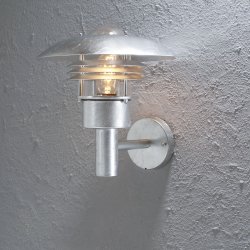 Modena Bedlampe - Galvaniseret - Konstsmide