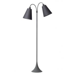 Fodgnger Gulvlampe - Soft Gr/Mrkegr - Nielsen Light
