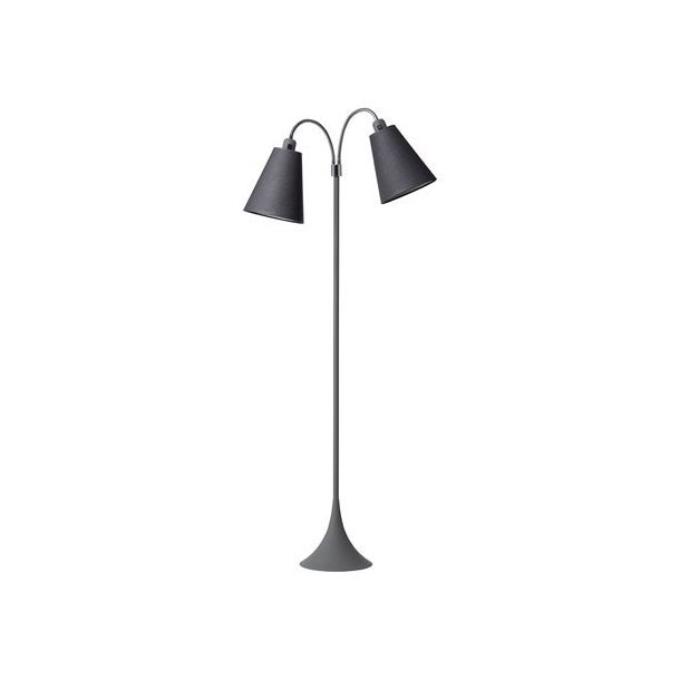 Fodgnger Gulvlampe - Soft Gr/Mrkegr - Nielsen Light