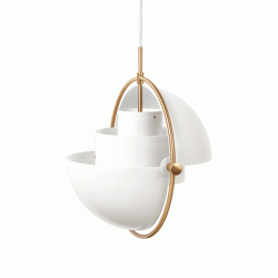Multi-Lite Pendel - Hvid/Messing - GUBI