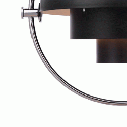Multi-Lite Pendel - Krom/Sort - GUBI