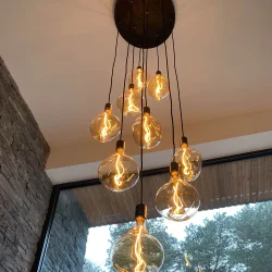 Nine Pendel - Grafit/Hvid - Voronoi II - Tala