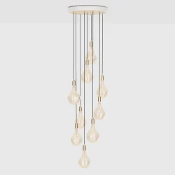 Nine Pendel - Messing/Hvid - Voronoi II - Tala