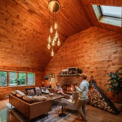 Nine Pendel - Messing/Hvid - Voronoi II - Tala