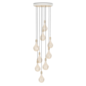 Nine Pendel - Messing/Hvid - Voronoi II - Tala