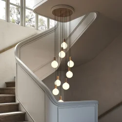 Nine Pendel - Egetr/Hvid - Sphere IV - Tala