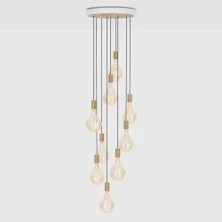 Nine Pendel - Egetr/Hvid - Voronoi II - Tala