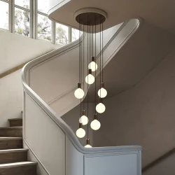 Nine Pendel - Valnd/Hvid - Sphere IV - Tala