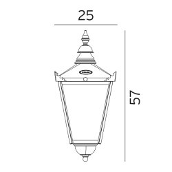 Chelsea - Vglampe 950 - Kobber - Norlys