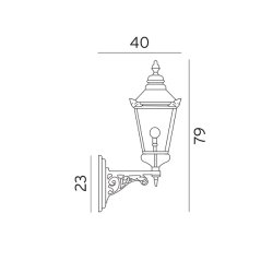 Chelsea - Vglampe 954 - Kobber - Norlys