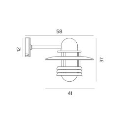 Helsinki - Vglampe 886 - Grafit - Norlys