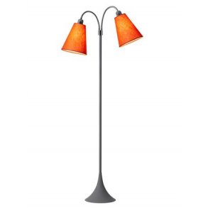 Fodgnger Gulvlampe - Soft Gr/Orange - Nielsen Light