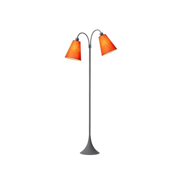 Fodgnger Gulvlampe - Soft Gr/Orange - Nielsen Light